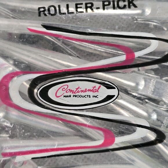Vintage Continental Roller Picks Lot of 12 Aluminum Perm Hair Clips Clasps NEW - Picture 2 of 6